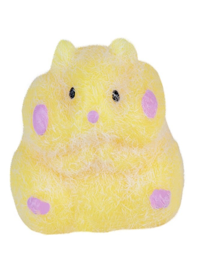 The Orb Factory ORB Tabalicious Fluffs TABA Squishy Hamster (Yellow) - Fuzzy, Flocked, Cute Animal TABA Squishies Toys - Soft, Sticky Stress Ball Fluff Toys - Kawaii Sensory and Fidget Toys and Gifts Kids and Adults - Image 4
